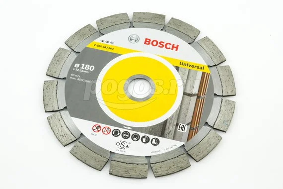 Диск отрезной BOSCH Expert for Universal 180х2,4х22/23мм алмазный 12мм