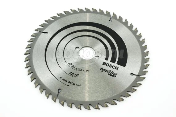 Диск пильный BOSCH Professional Optiline Wood по дереву 230х30х2.8мм 48Т