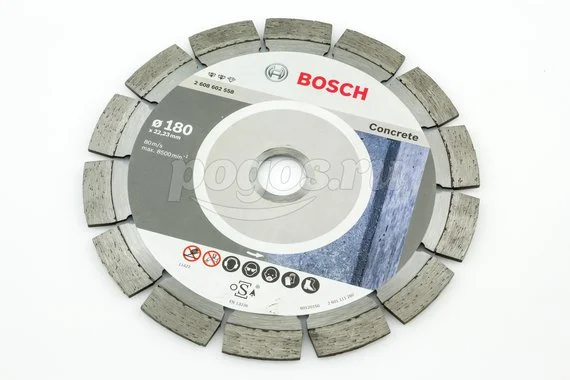Диск отрезной BOSCH Expert for Concrete 180х2.3х22мм алмазный 10мм