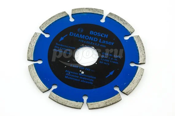 Диск отрезной алмазный 115х1.8х22мм BOSCH