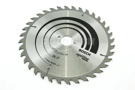 Диск пильный BOSCH Professional Optiline Wood по дереву 230х30х2.8мм 36Т