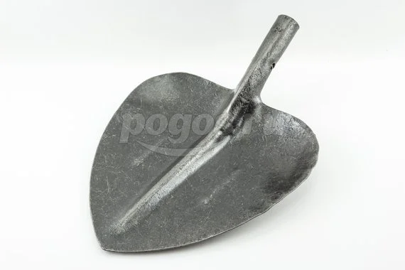 Лопата без черенка, совковая щебеночная, рельсовая сталь  БРОНЯ