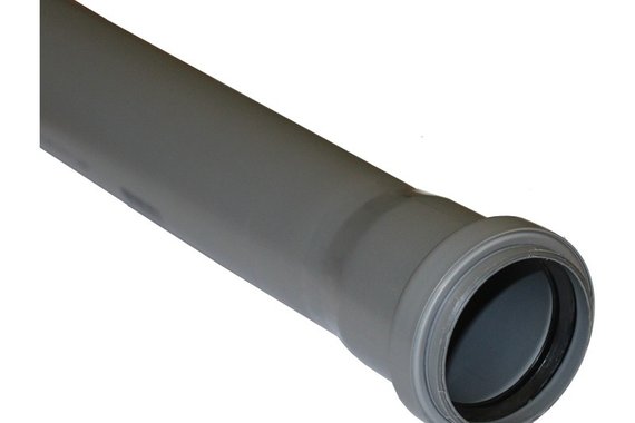 Труба PP d- 50х1,8х1000мм для внутренней канализации серая HT SINIKON /20/