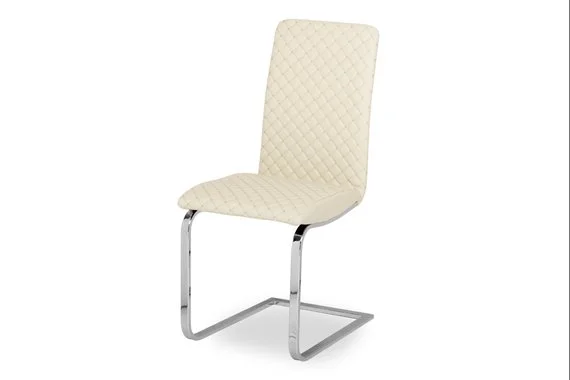 Стул бежевый стеганый B7113 BG SQ  AERO