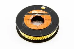 Маркер МК0 -1.5мм кабельный сим. "9" 1000шт/ролл TDM