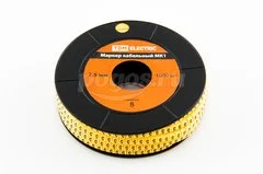 Маркер МК1 -2.5мм кабельный сим."5" 1000шт/ролл TDM