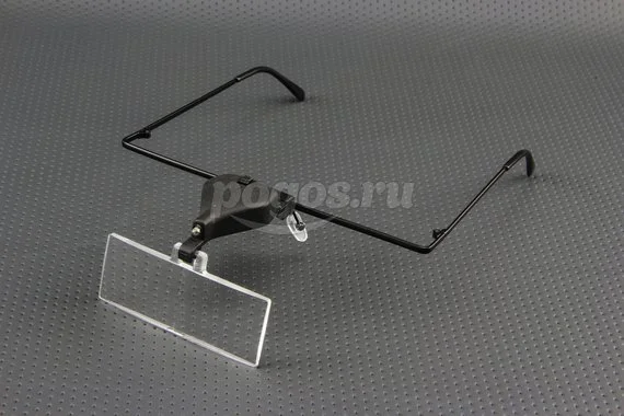 Лупа S-LINE TK1004-L бинокулярная головная изменение кратности подсветка