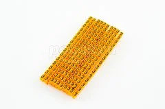 Маркер кабельный наборный - сим.3 оранжевый 2,5 мм2 150шт TDM