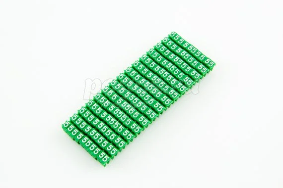 Маркер кабельный наборный - сим.5 зеленый 1,5 мм2 150шт TDM