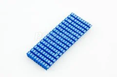 Маркер кабельный наборный - сим.6 голубой 1,5 мм2 150шт TDM
