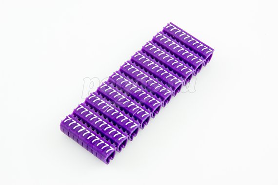 Маркер кабельный наборный - сим. "7" фиолетовый 6 мм2 (100шт.)  TDM 