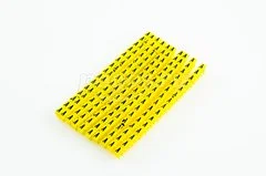 Маркер кабельный наборный - сим."А" желтый 2,5 мм2 150шт TDM