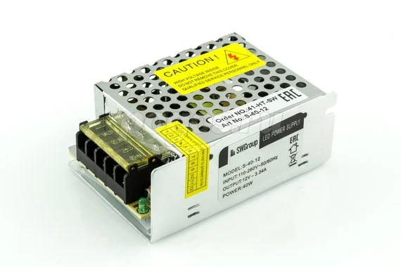 Блок питания для светодиодной ленты   36W 12V IP20  