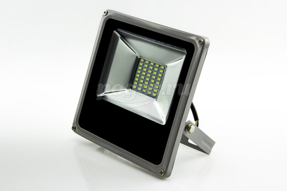 Светодиодный прожектор 20W 6500K СДО20-2-H серый TDM