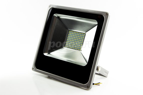 Светодиодный прожектор 50W 6500K СДО50-2-H серый TDM