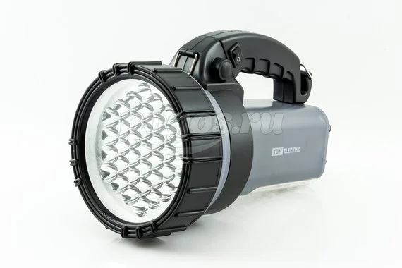 Фонарь светодиодный аккум."Прожектор" 37 LED 115лм/Вт,24 LED 30лм/Вт TDM