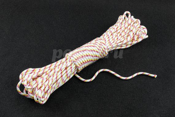 Трос лодочный 6мм 600кгс (бухта  25м)