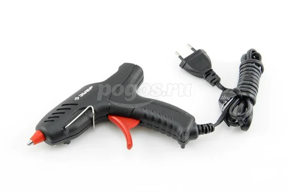 Пистолет термоклеящий ЗУБР Мастер электрический 60Вт/220В 12мм