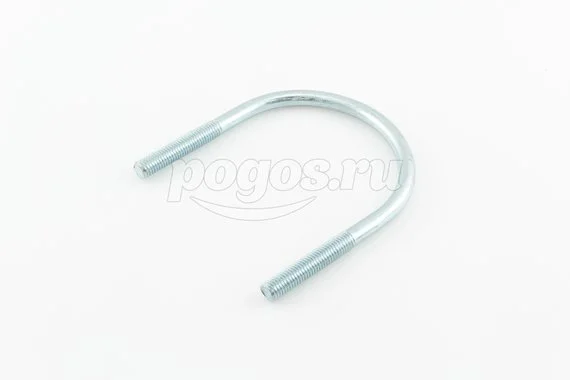 Скоба U-образная М10 80-90мм цинк DIN 3570