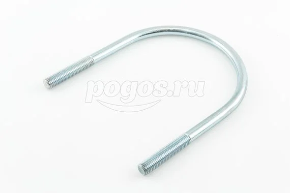 Скоба U-образная М12 121-127мм цинк DIN 3570
