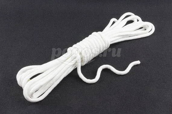 Фал капроновый 10мм, 10м, 900кгс плетеный