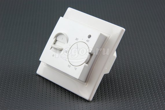 Терморегулятор для теплых полов ТТП 16А 250В с датчиком 3м белый Таймыр  TDM /1/64/