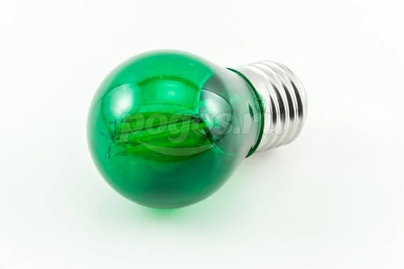 Лампа UNIEL Е27 5W LED-G45 светодиодная зеленая