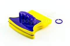 Окномойка магнитная щетка для мытья окон 110х110мм