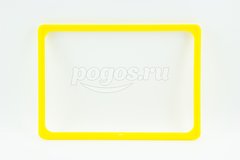 Рамка А4 POS для ценников и объявлений без защитного экрана желтый