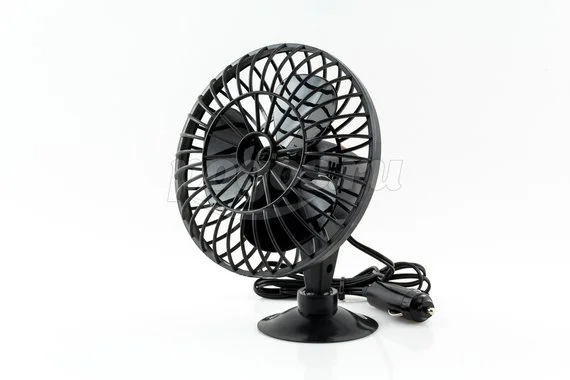 Вентилятор салона автомобильный 12В на присоске  SKYWAY