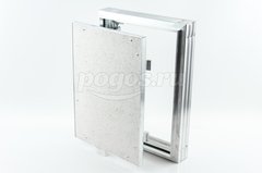 Дверца ревизия 300*400мм нажимная скрытая под плитку алюминий  ЭРА