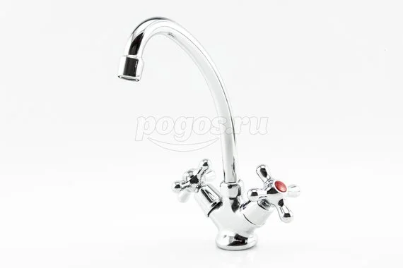 Смеситель двухвентильный для раковины кер. Тула