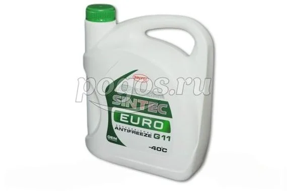 Антифриз EURO G11 зеленый 5кг.  SINTEC