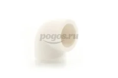 Угольник PP-R d-50мм 90гр белый  MEERPLAST 