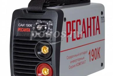 Инвертор сварочный 190А ММА САИ-190К (компакт) 220В ПН-70% эл.1.6-4мм  РЕСАНТА