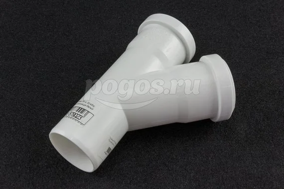 Тройник 50/45гр для бесшумной канализ ДИГОР