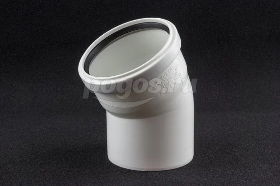 Отвод 110/30гр для бесшумной канализ ДИГОР