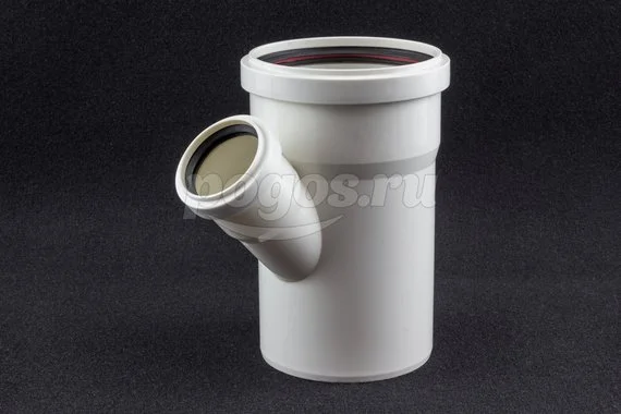 Тройник 110х50/45гр для бесшумной канализ ДИГОР
