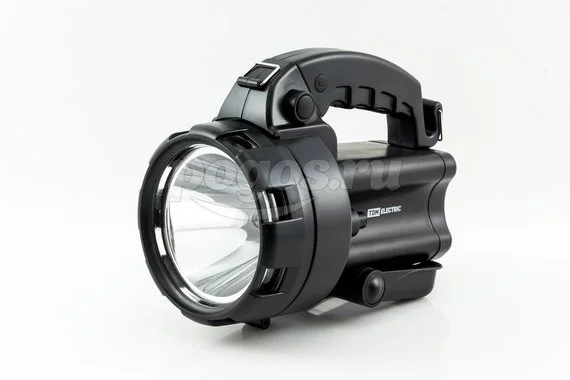 Фонарь светодиодный аккум."Прожектор"1 LED 1,5/3Вт (CREE) 44лм/Вт SQ0350-0035 TDM