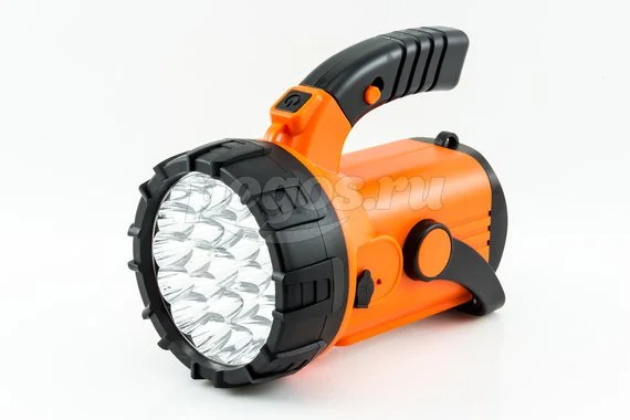 Фонарь пржектор акк. 23+18*LED 28лм/Вт поворотная ручка и подставка  TDM