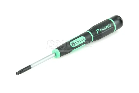 Отвертка Т5*50 звезда с отверстием часовая  Pros'Kit 