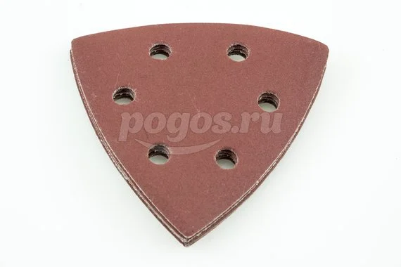 Диск абразивный треугольный MASTER STAYER P320 93х93х93мм под "липучку" перфорированный 5шт