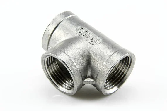 Тройник резьбовой 1" F (33,7мм) AISI 304