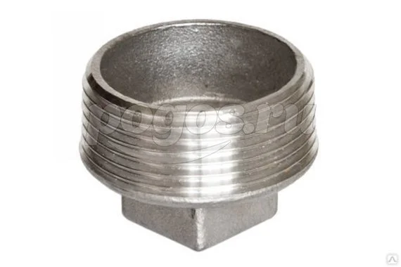 Заглушка M 1/2 нерж 4грани AISI 304