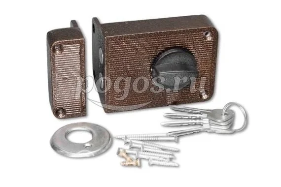 Замок накладной ЗН 1-3 медь  Зенит