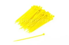 Хомут стяжка пластиковый 2,5х100 желтый SAPISELCO