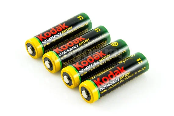 Аккумулятор AA (пальчиковый) NiMH 1.2V 2600mAh HR6-4BL 4шт KODAK