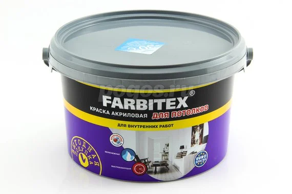 Краска для потолков (3 кг) ВД FARBITEX
