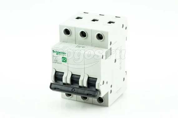 Выключатель автоматич.3п С10А 4,5kA Easy9 SCHNEIDER ELECTRIC