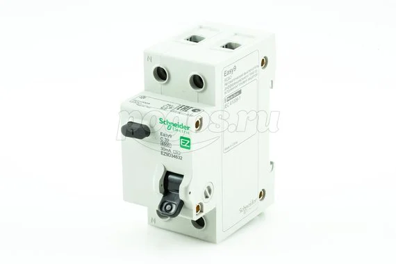 Автоматич. выключатель дифференциальный 1п+N C 32A 30mA, тип АC, 4,5kA, Easy9 SCHNEIDER ELECTRIC